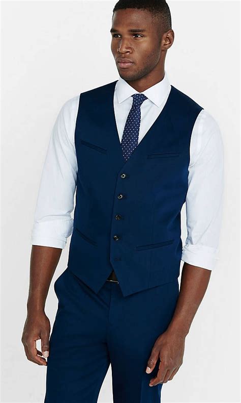 navy blue vests